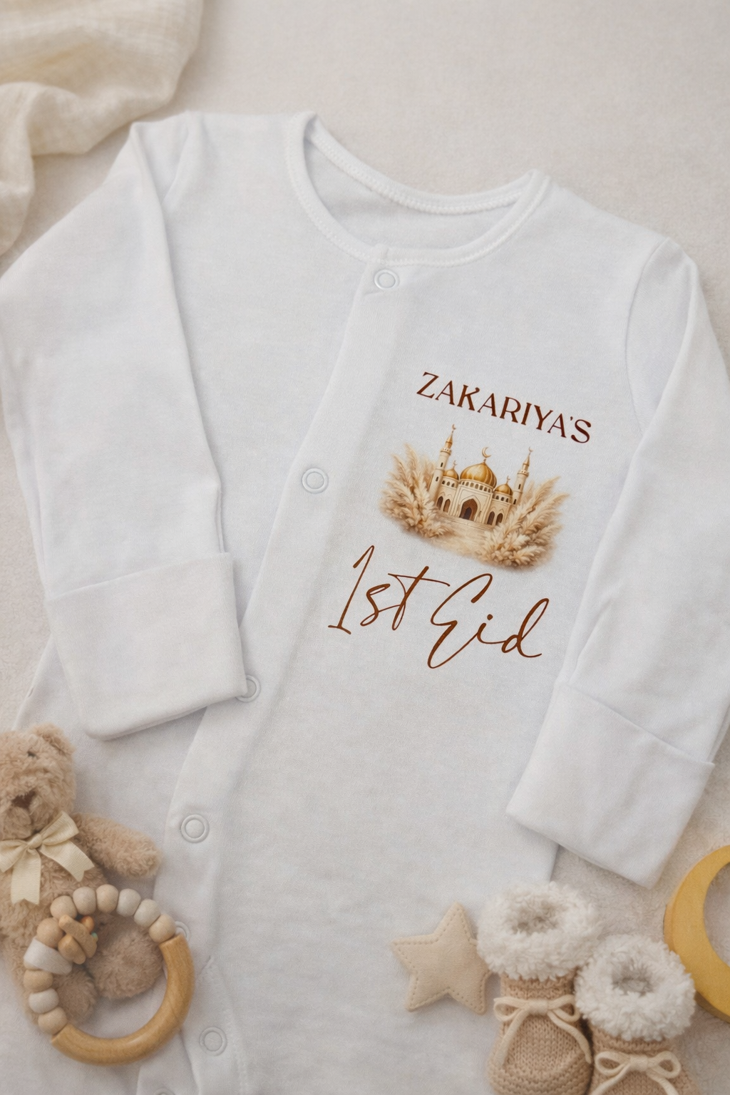 First Eid Sleepsuit | Pampas design