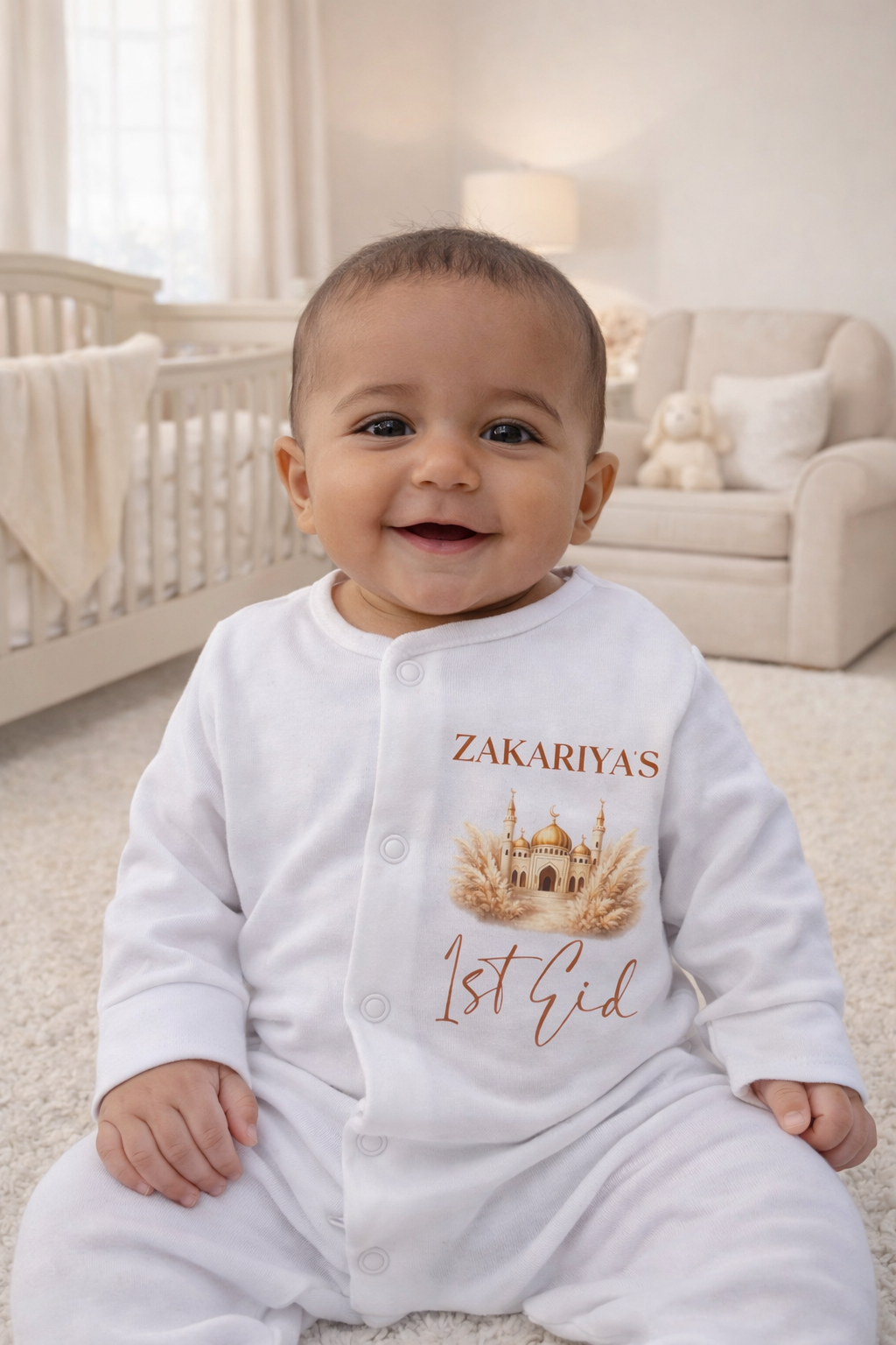 First Eid Sleepsuit | Pampas design